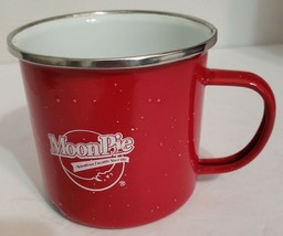 Moonpie Enamelware Coffee Cup/Mug Red - £10.68 GBP