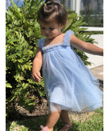 Blue Baby Dress, baby tulle dress, baby dress, toddler dress, flower gir... - £27.64 GBP