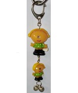 Girl In Various Outfits Keychain - £4.69 GBP