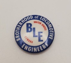 Vintage Brotherhood of Locomotive Engineers Pin Railroad Union US &amp; Canada - $19.60