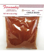Red Chile Mild Powder Spice 6 oz Rojo Recipe Fernandez Colorado Expires 8-26 - $22.76