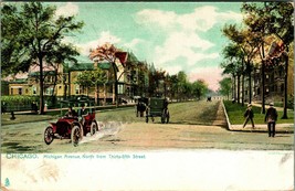 Raphael Tuck Michigan Avenue North From Thirty-Fifth Chicago IL UDB Postcard - $7.87