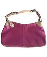 Dooney Bourke Medium All Weather Leather Vintage Shoulder Hobo Bag Dark Red - $42.77