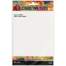Tim Holtz Alcohol Ink White Yupo Paper 5&quot;x7&quot; - £22.05 GBP