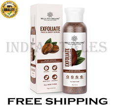 Bella Vita Organic Exfoliate Coffee Scrub for Face &amp; Body, Blackhead Remover-75g - £18.16 GBP