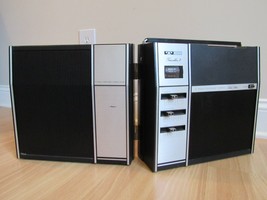 RARE 1970&#39;s 8 track player Vintage PORTABLE am/ radio TENNA PT-90 MCM su... - £112.08 GBP