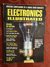 Electronics Illustrated Magazine May 1967 Cb Radio Color Tv - £5.07 GBP