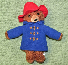 YOTTOY PADDINGTON BEAR STUFFED ANIMAL 9&quot; PLUSH RED HAT BLUE COAT 2014 LO... - £7.17 GBP