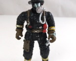 Vintage Chap Mei Fire Squad Fire Rescue Fireman 3.75&quot; Action Figure - £7.79 GBP