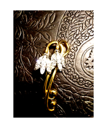 Stunning~Vtg. Rhinestone Tulip Brooch - $385.95 MXN
