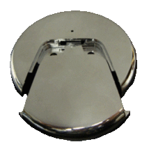 UNIVERSAL OVERSIZED WASTE &amp; OVERFLOW PLATE - CHROME - £7.78 GBP