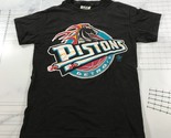 Vintage Detroit Pistons T Shirt Mens Large Black Old Horse Logo Lee Spor... - $23.12