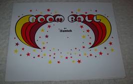 Boom Ball Arcade FLYER Plus Press Photo Original Ramtek Boadwalk Amuseme... - £23.92 GBP