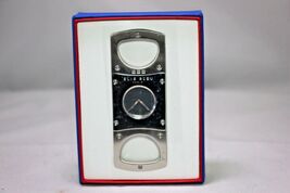 Elie Bleu Cigar Cutter Polished and Satin Steel | EBC1003 NIB image 2