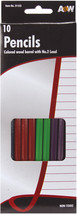Wood 2 Pencils Assorted Colors - $7.05
