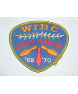 WIBC - LEAGUE CHAMPION &#39;69 &#39;70 (Patch) - $20.00