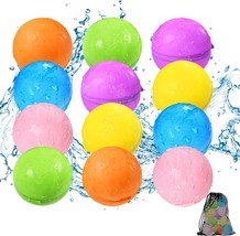  Reusable Water Balloons 12PCS Summer Water Toys for Pool Beach Outdoor  - £61.11 GBP