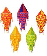 Indian Lantern Silk Bohemian Wedding Decor Boho Lanterns Collapsible Lam... - €10,85 EUR+