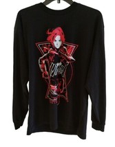 Team Liquid x Marvel Black Widow Colab Adult Long Sleeve T-Shirt Size L ... - £23.73 GBP