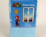 Super Mario Polyester 2 Panels Window Panels 41&quot; x 63&quot; - £23.70 GBP