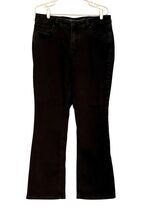 Maurices M Jeans Black Mid Rise Bootcut Size 14 Stretch Denim 35 W 31 In... - $13.86