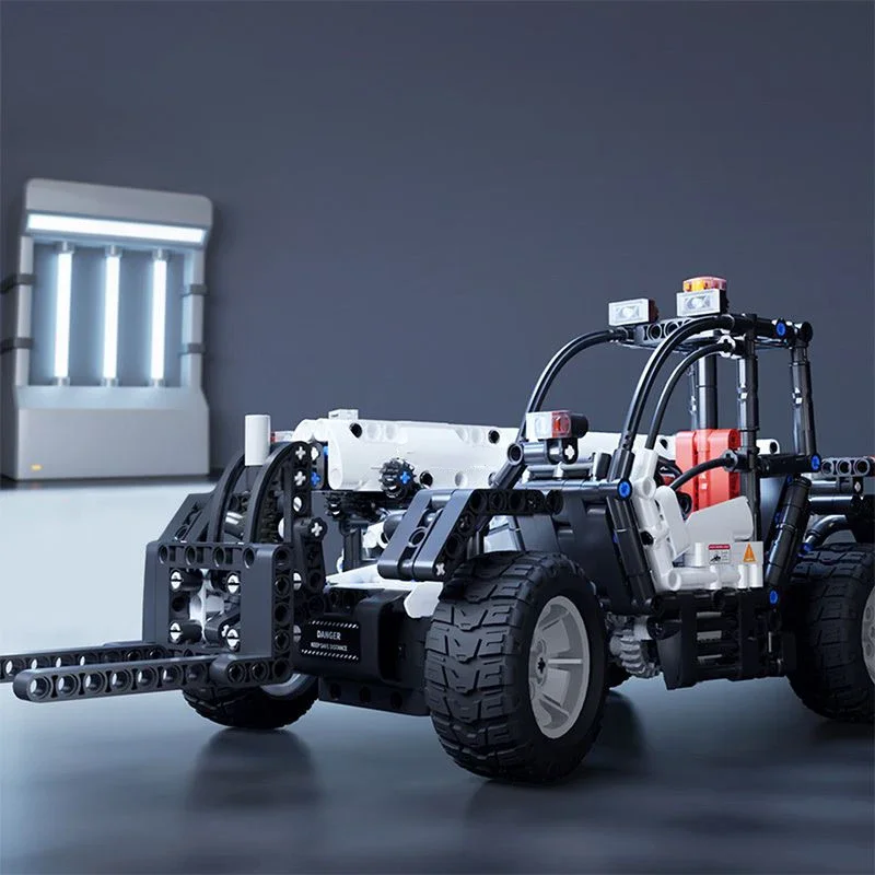 Forklift Building Kit 3D Car Building Blocks Toy DIY Engineering Machinery Model - £75.58 GBP+