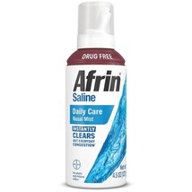 Afrin Saline Daily Care *11/2026* Nasal Mist Spray - 4.5 fl oz - $12.99