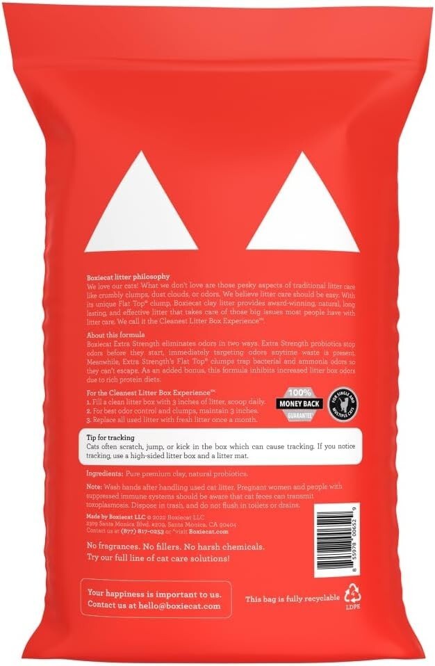 Veterinarian Approved Clay Cat Litter - 35 Days of Odor Control & 40lb Size Item image 4