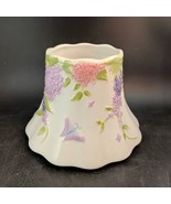 Yankee Candle Ceramic Chimney Shade 4&quot;X6&quot; Retired Hydrangeas &amp; Butterfly - €10,37 EUR