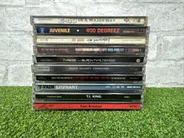 LOT OF 10 HIP-HOP CDS MIXED CONDITION PHOTOS AVALIBLE UPON REQUEST - $34.65