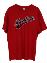 Mens XL Boston Red Sox Baseball Graphic T Shirt Red NWT - £12.57 GBP