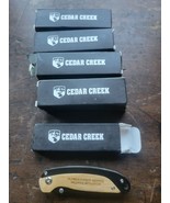 9 - Cedar Creek Outdoors Pocket Knife With Florida Forest Service Logo - $89.09