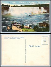 CANADA Postcard - Ontario, Niagara Falls, American Falls / Maid Mist Landing P51 - £3.15 GBP
