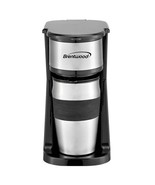 Brentwood Portable Single Serve Coffee Maker with 14oz Travel Mug in Black - $1,668.09 MXN