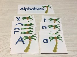 Chicka Chicka Boom - Coconut  Tree Themed Alphabet Cards - 53 Laminated Cards - £7.33 GBP