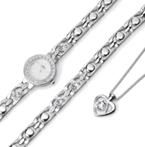 WOW Limit Ladies Collection Silver Bracelet Pendant and Mother of Pearl ... - £47.87 GBP