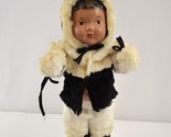 Reliable Toys Clicquot Eskimo Inuit Composition Doll w/ Clothing 1939 Ca... - $38.52
