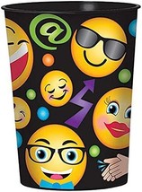 LOL Emoji Stadium Cup Plastic Keepsake Party Favor Birthday Supplies 1ct... - $3.25