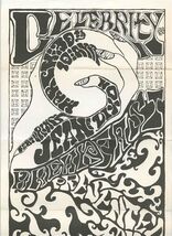 Theta Sigma Phi Celebrity Program &amp; Wood Block Ekstrom 1968 Jeane Dixon - $27.72