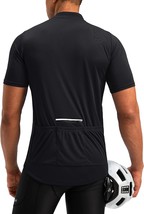 Zipper Pockets On A Men&#39;S Cycling Jersey That Is Moisture-Wicking, Short... - $37.96