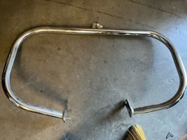 Harley Davidson Chrome Front Engine Guard  49004-90 OEM Used W Road Rash - $89.10