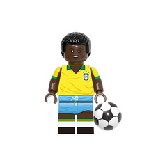 Brazilian football legend Pele World Cup Champion Minifigures Bricks Toys  - $3.99