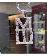 Unique Custom Letter Pendant 925 Sterling Silver 3.40Ct Round Simulated ... - €267,51 EUR