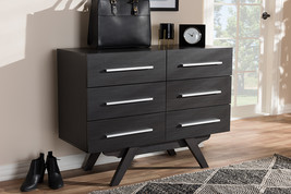 Glynn Espresso Brown 6-Drawer Dresser - $8,771.06 MXN