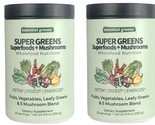 (2) Essential Greens Super greens Superfoods + Mushrooms Detox/Digest/En... - £44.19 GBP