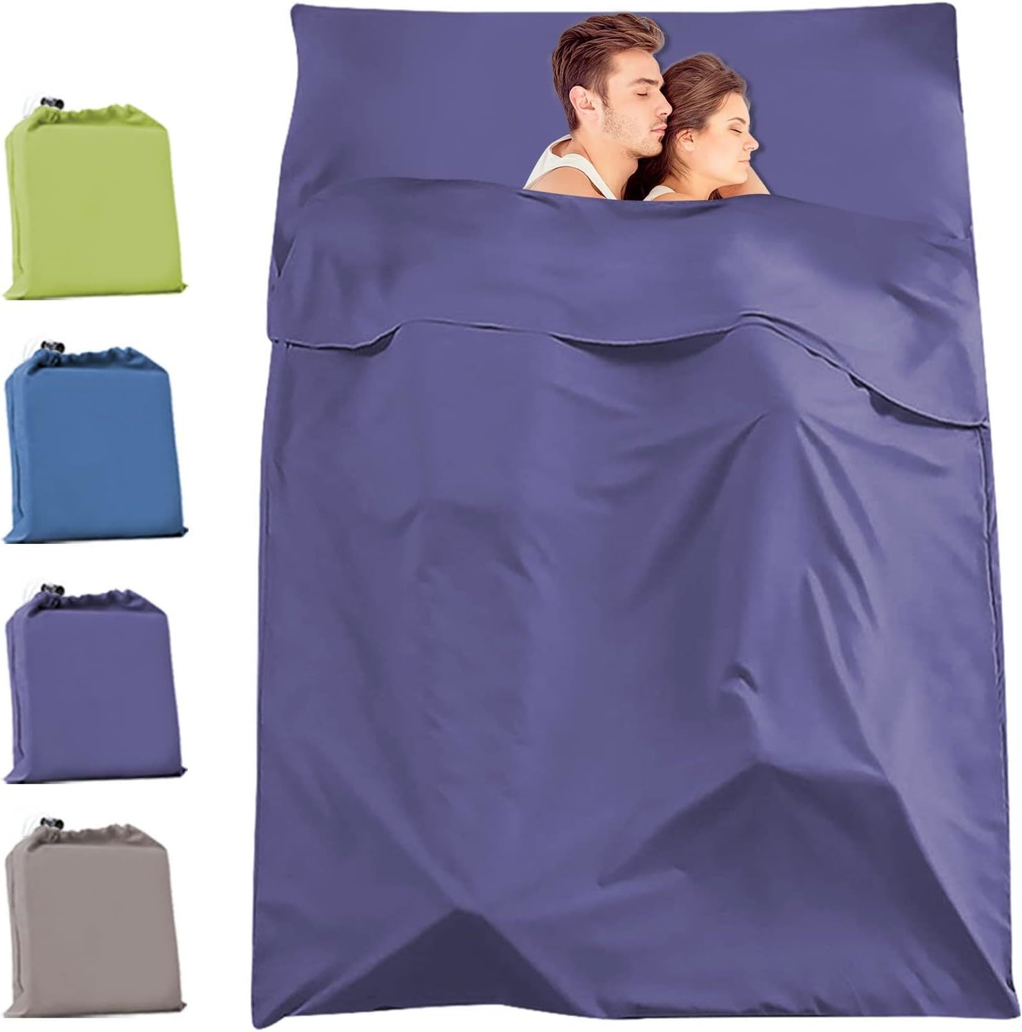 Travel And Camping Sheet Sleeping Bag Liner, Adult Thin Sleeping Bag Sack, - $34.96