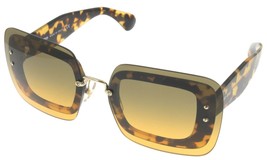 Miu Miu Sunglasses Women Havana Square MU02RS 7S0-0A3 - £161.80 GBP