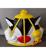 Looney Tunes 1998 Slyvester Tweety Birdcage Plastic Storage ColorBok Pap... - €29,68 EUR