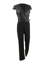 Lauren by  Womens Belted Glitter Jumpsuit, Size 6 - £49.85 GBP