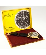 Vintage Placcata Oro Breitling Navitimer Cronografo Watch 806 W / Scatola e - $145,497.53 MXN